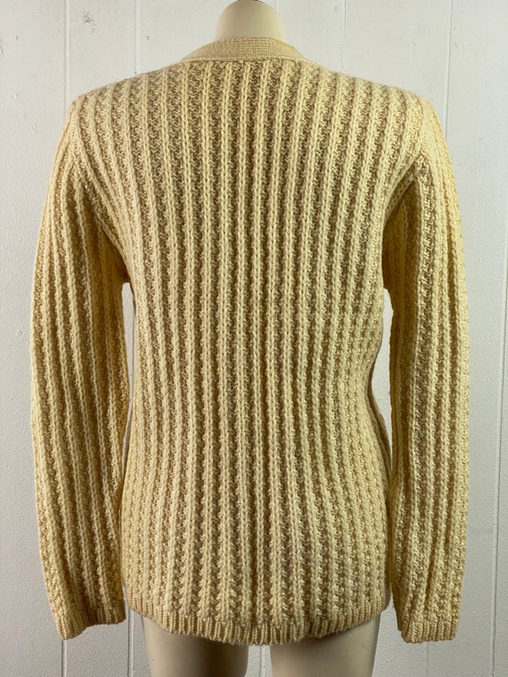 Vintage sweater, 1960s sweater, cable knit sweate… - image 5