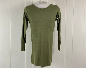 Vintage shirt, 1940s shirt, Army shirt, vintage undershirt, WWII shirt, U.S. military, vintage clothing, size 38
