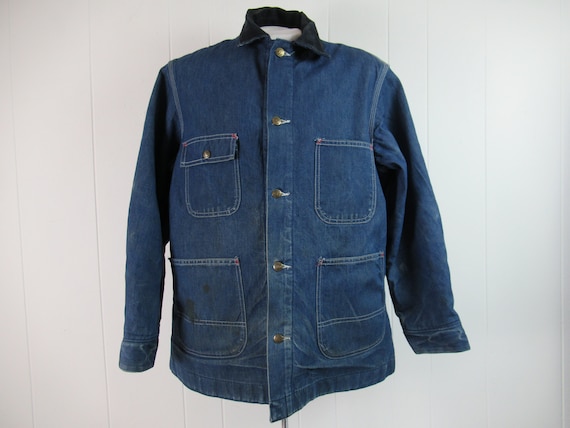 Vintage jacket, work jacket, denim jacket, Sears j