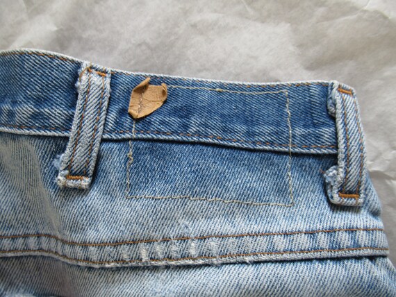 Vintage jeans, vintage denim, patched denim, vint… - image 8