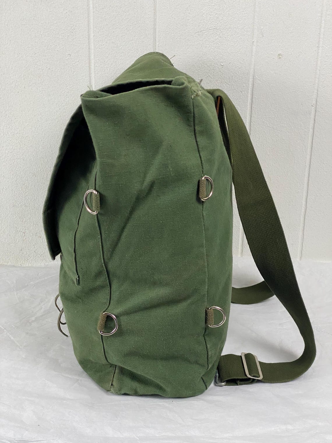 Vintage Backpack, 1960s Backpack, Canvas Bag, Camping Bag, Kumfort ...