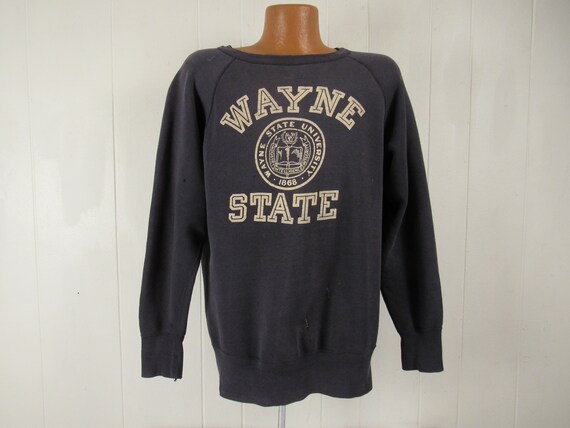 Vintage sweatshirt, 1950s sweatshirt, school sweat