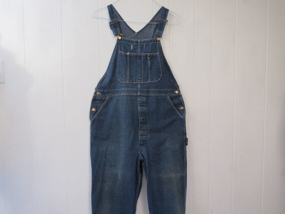 Vintage overalls, 1980s overalls, denim overalls,