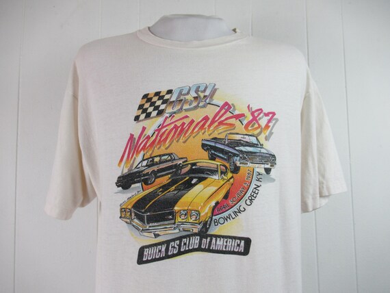 Vintage t shirt, 1980s t shirt, car t shirt, Buick