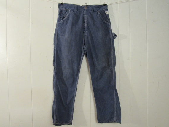 Vintage pants, denim pants, work pants, 1950s pant