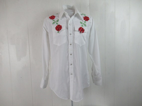Vintage shirt, cowboy shirt, Rockmount shirt, 197