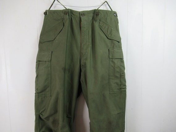 Vintage pants, cargo pants, M-1951 pants, Army pan