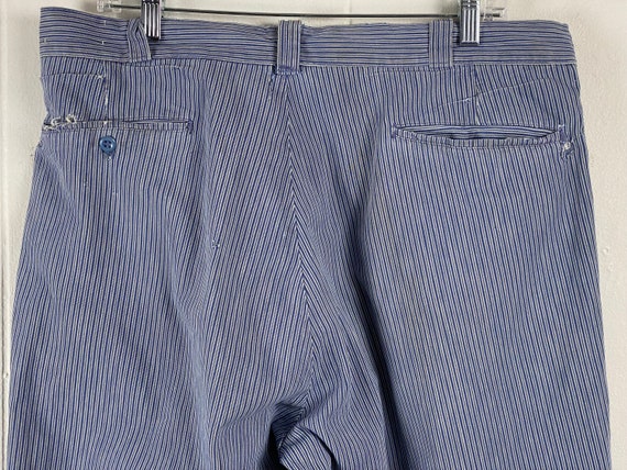 Vintage work pants, 36" X 28.5", 1930s pants, str… - image 8