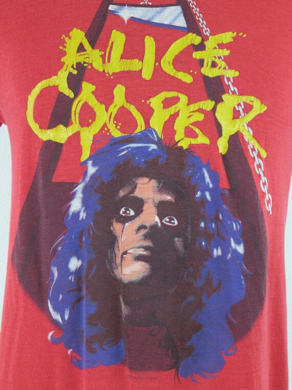 ゆうたろう【80〜90's】 ALICE COOPER rock Tee men's t-shirt Alice Cooper - Elected Band - ROCK OFF