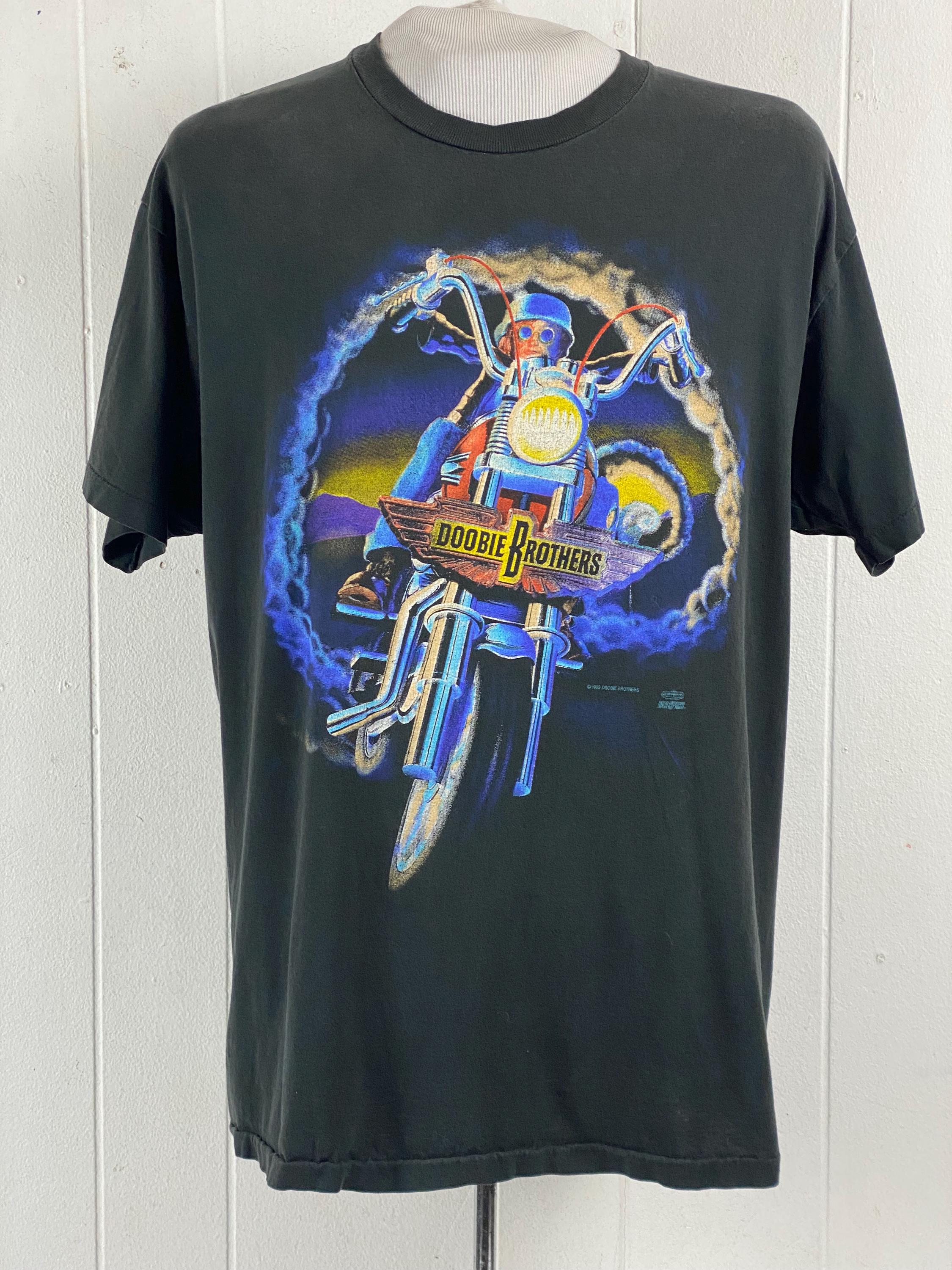 Vintage T Shirt, Size XL, Doobie Brothers T Shirt, Tour T Shirt 