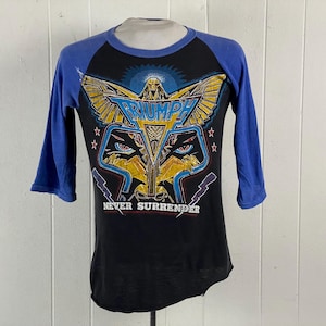 Vintage t shirt, size medium, 1980s t shirt, Triumph t shirt, concert tour t shirt, Never surrender, Rock & Roll t shirt, vintage clothing