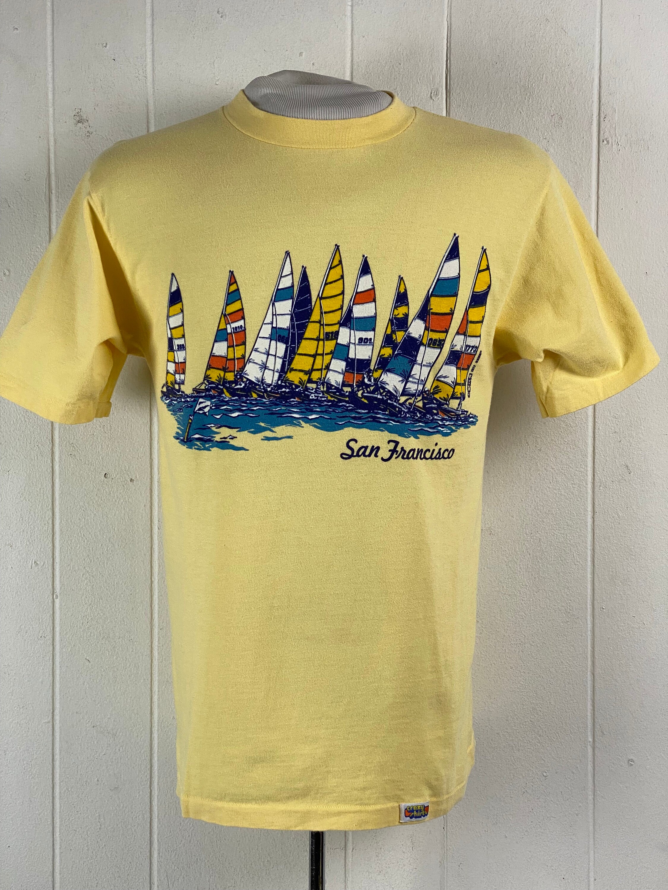 USA VINTAGE 70年代アメリカ古着風呂にゃんこプリントTシャツ