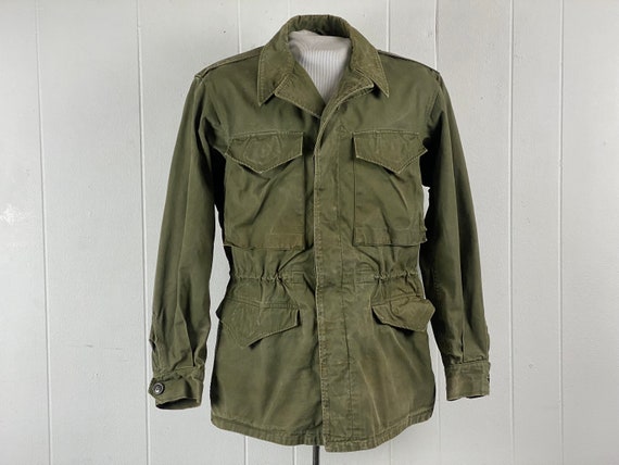 Vintage jacket, size small, military jacket, 1940… - image 1