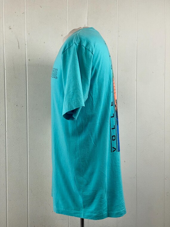 Vintage t shirt, size large, Hobie t shirt, 1980s t shirt, Beach Volleyball t shirt, surfer t shirt, vintage clothing, NOS View 4