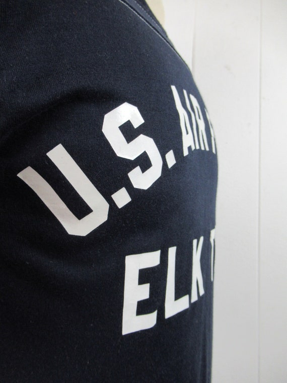 Vintage t shirt, U.S. Air Force, Elk Team, blue t… - image 2