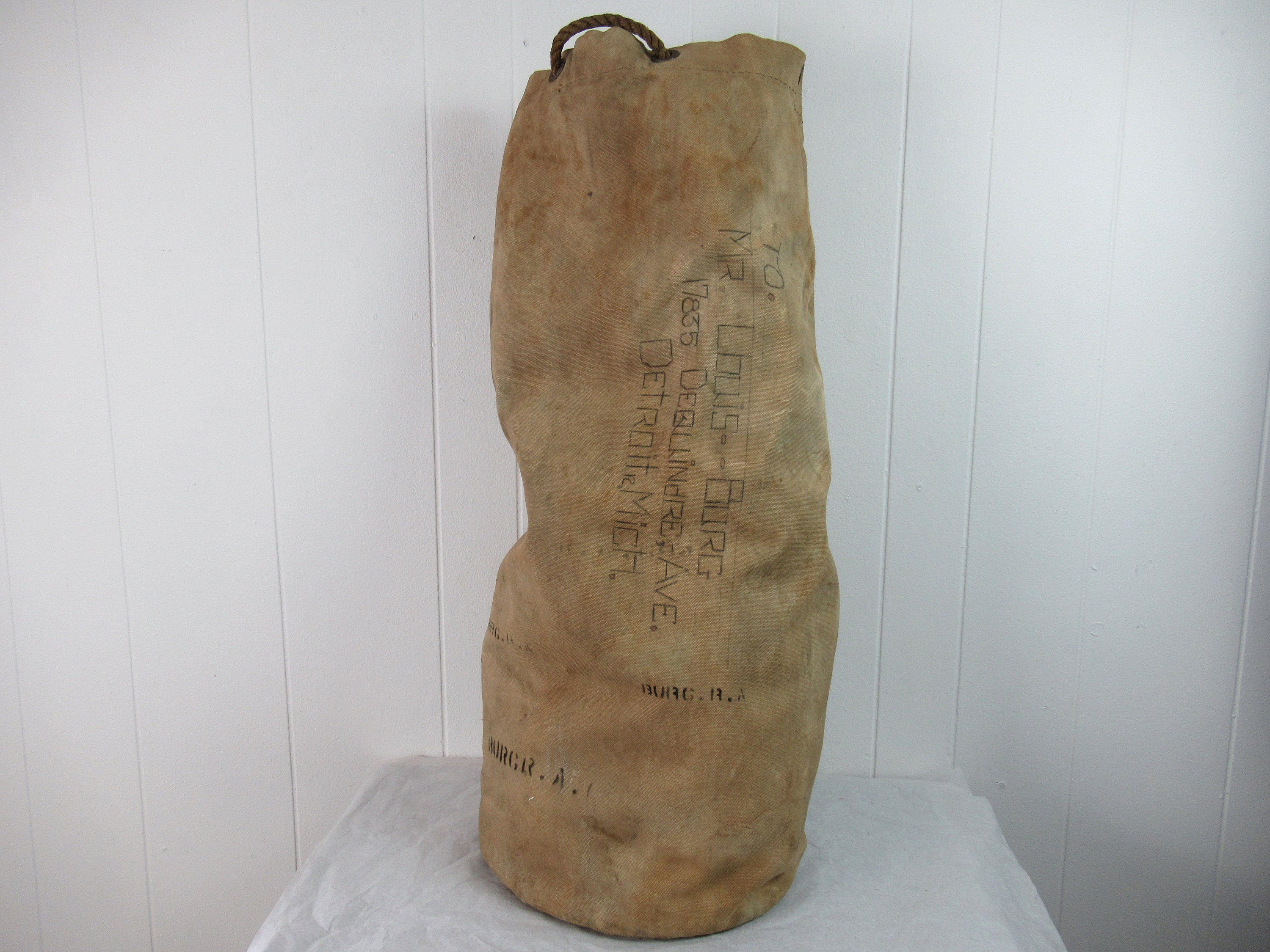 Military Style Duffle Bag - Cotton - Canvas - Vintage Collection - ApolloBox