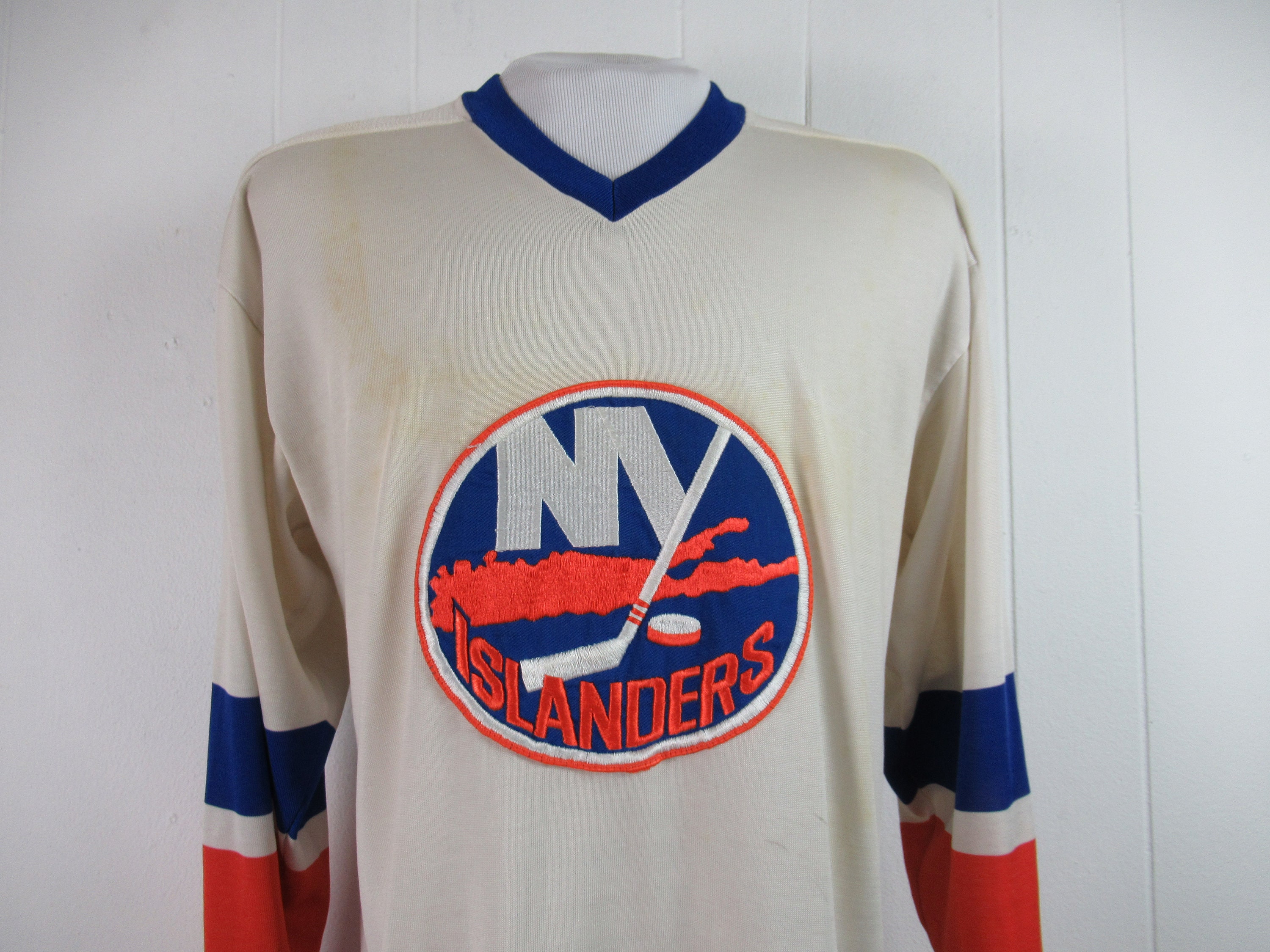 New York Islanders Sweatshirt Hockey Vintage Champion - Anynee