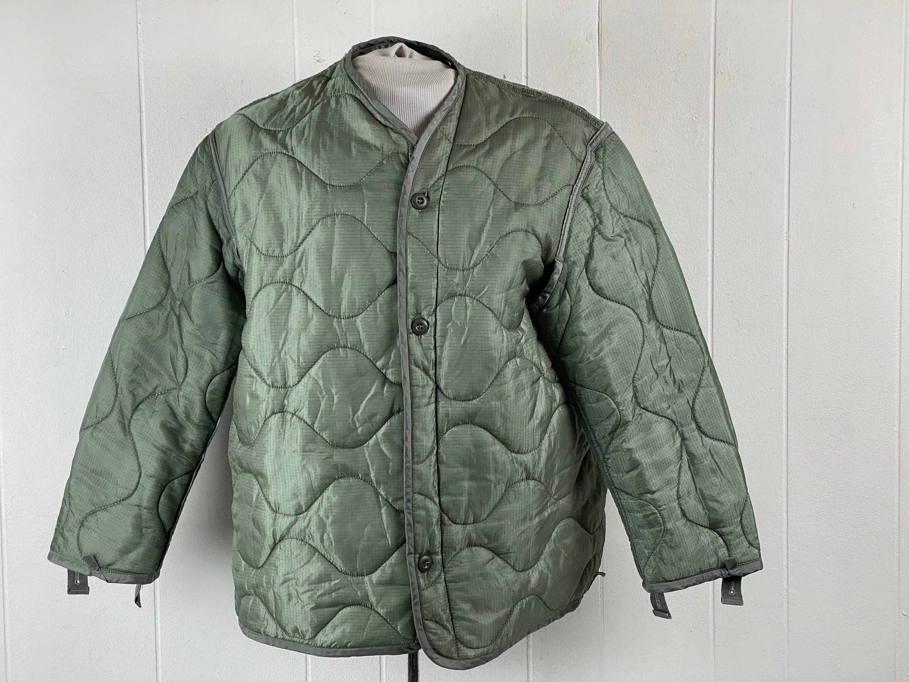 Military Quilted Padded Parka Jacket Liners Greek Green -  Norway