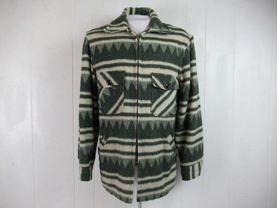 VINTAGE JACKET, 1950s jacket, Indian Blanket jacke