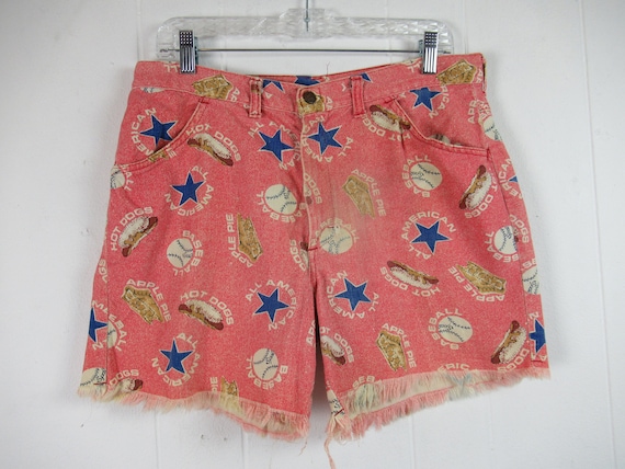 Vintage shorts, novelty shorts, vintage cut offs,