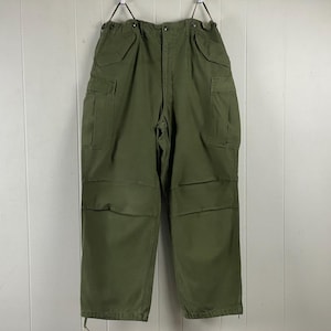Vintage pants, 39&quot; X 32&quot;, 1950s pants, military pants, cargo pants, U.S. Army pants, OG pants, military field trousers, vintage clothing