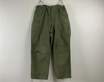 Vintage Cargo Pants, 28 X 31.5, Army Pants, 1940s Pants, HBT
