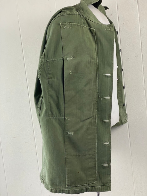 Vintage Jacket, Size Medium, 1940s Jacket, HBT Jacket, Army
