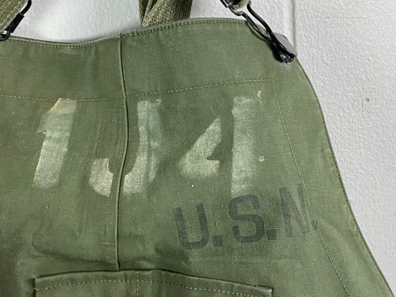 Vintage overalls, size medium, U.S.N. overalls, 1… - image 9