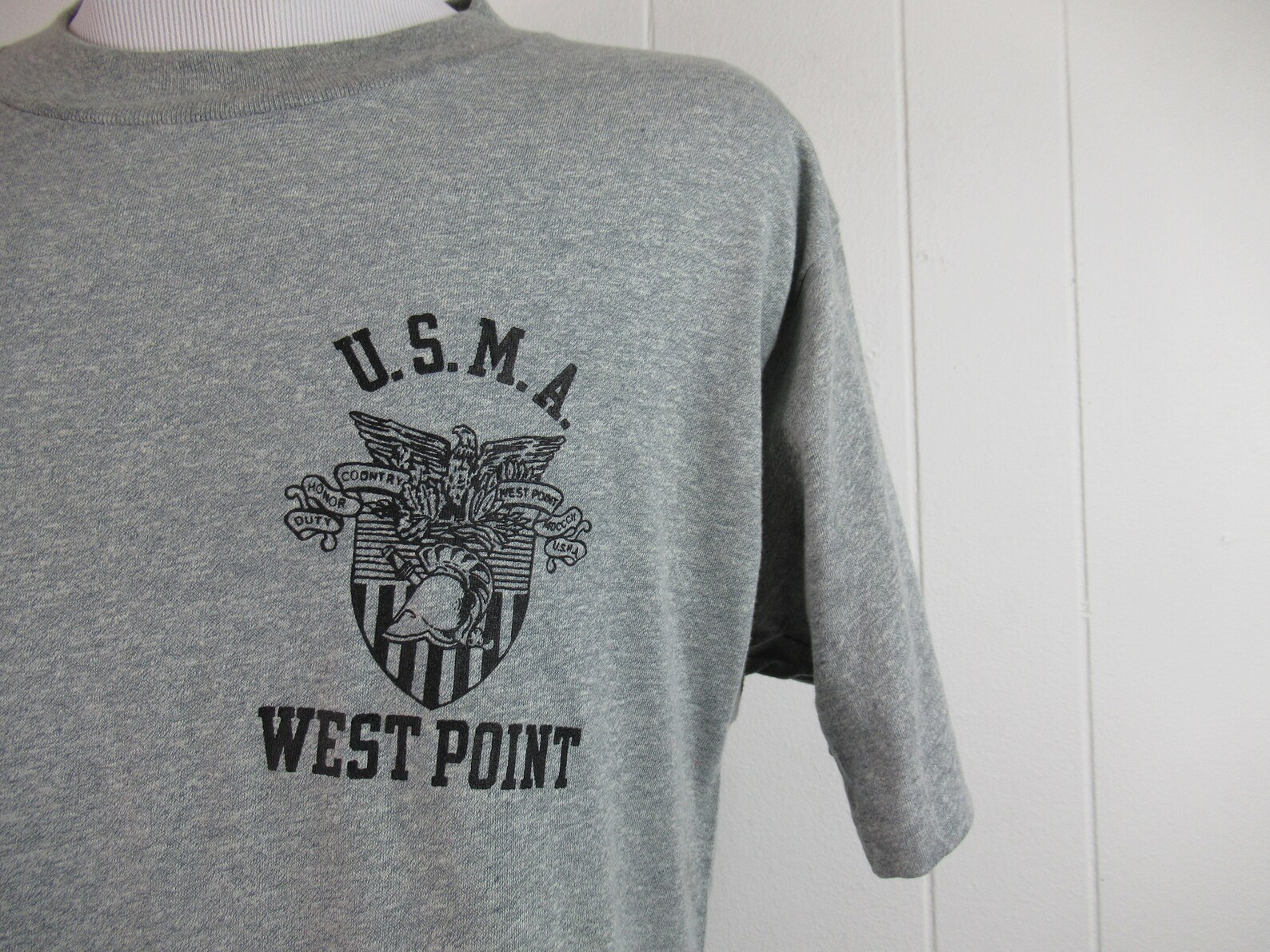 Vintage t shirt 1970s t shirt West Point t shirt U.S.M.A. t | Etsy