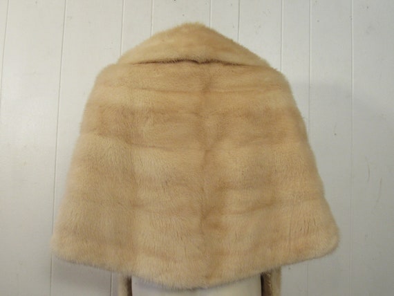 Vintage fur, fur stole, mink fur stole, blonde mi… - image 3