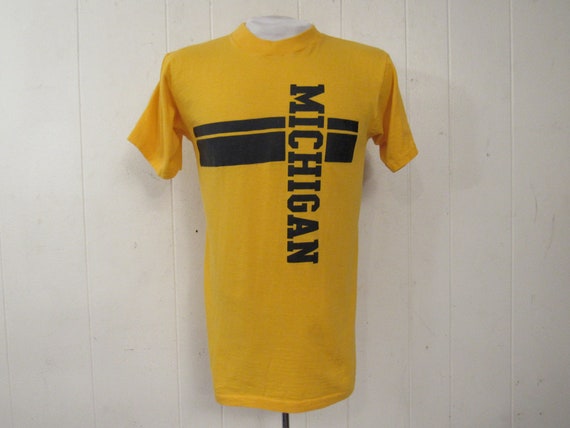 Vintage t shirt, Michigan t shirt, 1970s t shirt,
