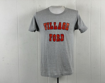 Vintage t shirt, size large, Ford t shirt, 1980s t shirt, Village Ford t shirt, Dearborn t shirt, car dealer, car t shirt, vintage clothing
