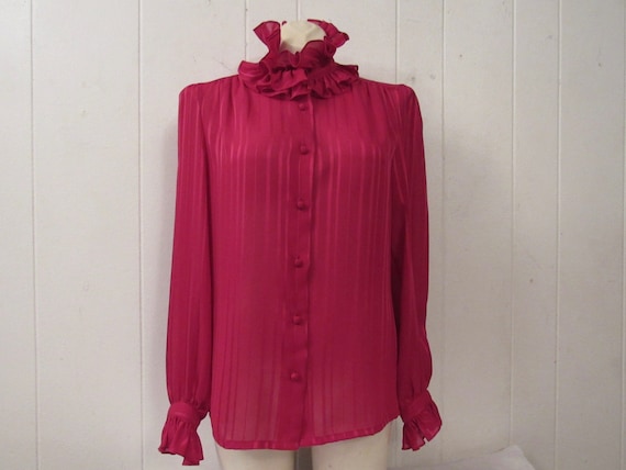 Vintage shirt, 1980s shirt, vintage blouse, 1980s