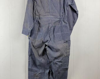 Oshkosh Coveralls, Size 44, Vintage Coveralls, Hickory Stripe