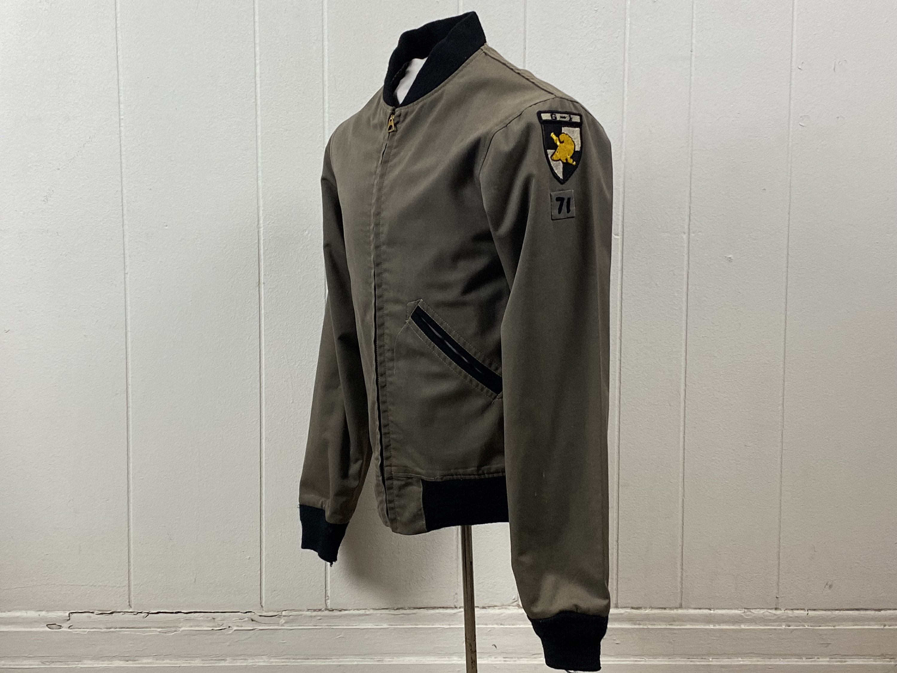 Vintage 90s LONDON FOG Mens 44 Jacket Rain Coat Zip Front