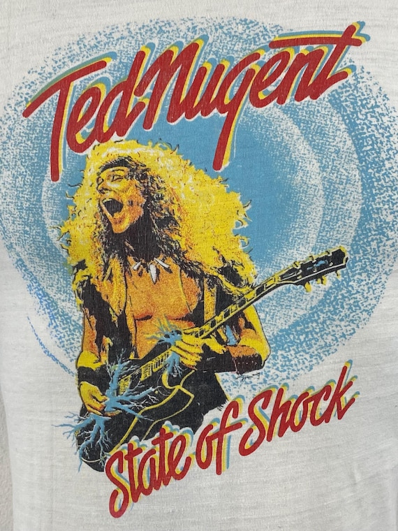 Ted Nugent T-shirt, Size Small, Vintage Concert Tour T Shirt