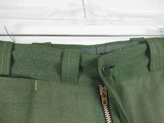 Vintage pants, gabardine pants, Army pants, 1950s… - image 3