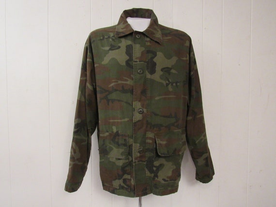 Vintage jacket, camouflage jacket, 1970s jacket, … - image 1