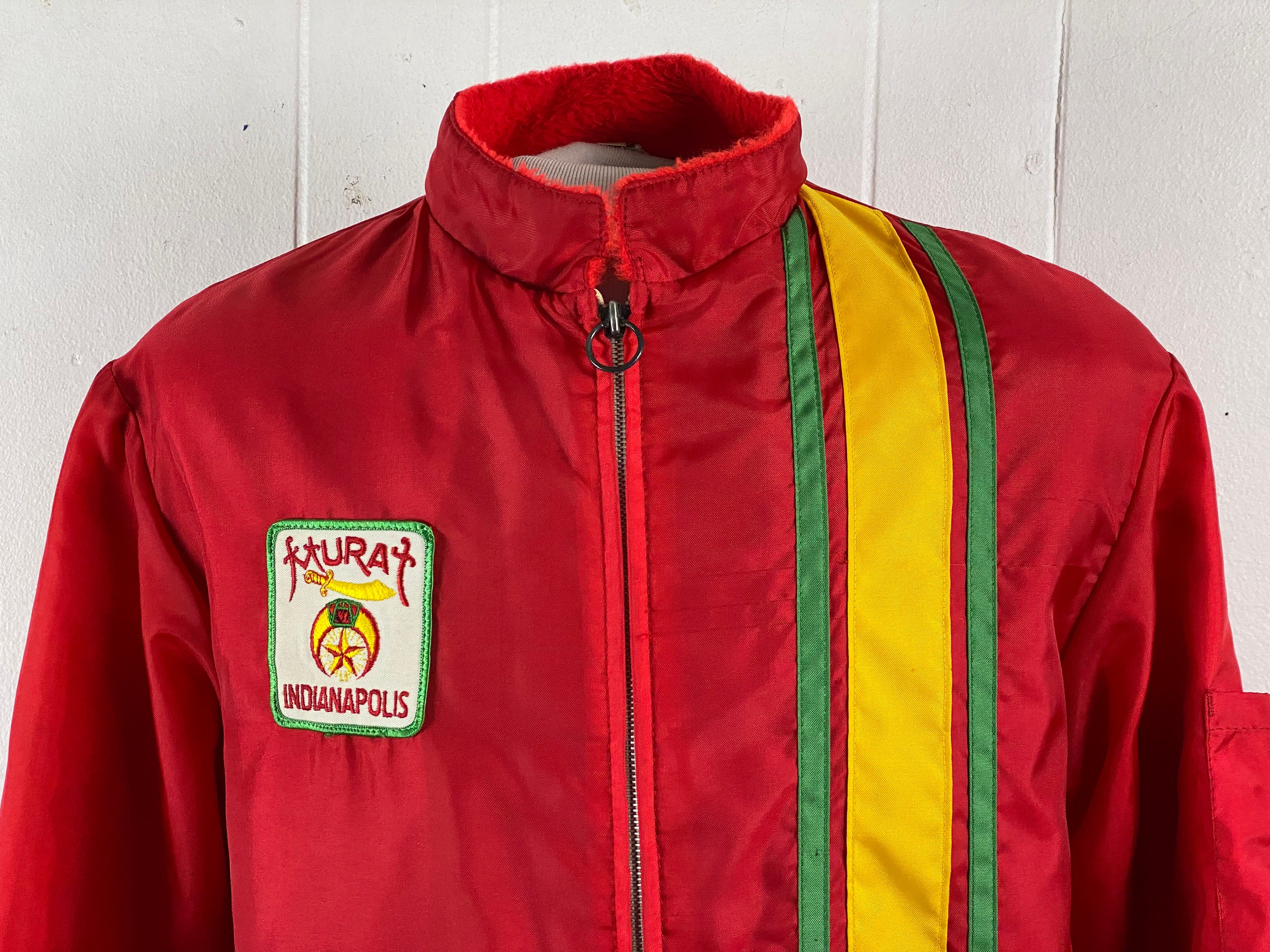 Vintage Jacket, Size Medium, 1960s Jacket, Vintage Racing Jacket