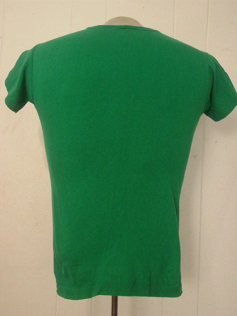 1970s t shirt Vintage t shirt S size small blue block Champion t shirt vintage clothing Camp Ararat t shirt