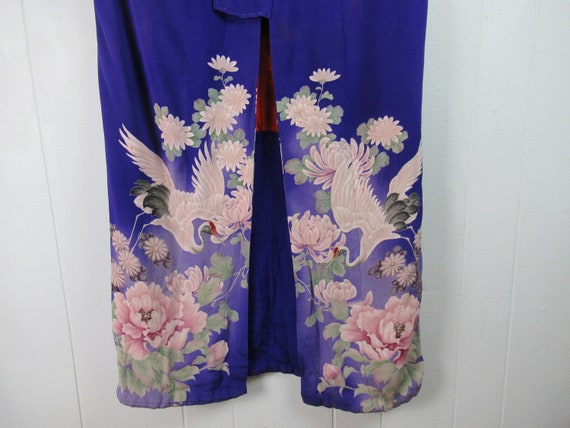 Vintage kimono, silk kimono, vintage robe, Asian … - image 4