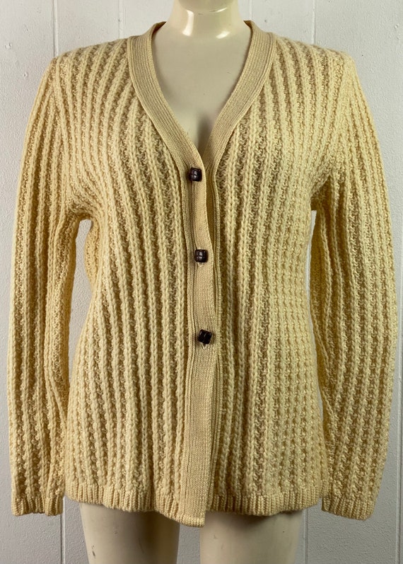 Vintage sweater, 1960s sweater, cable knit sweate… - image 2