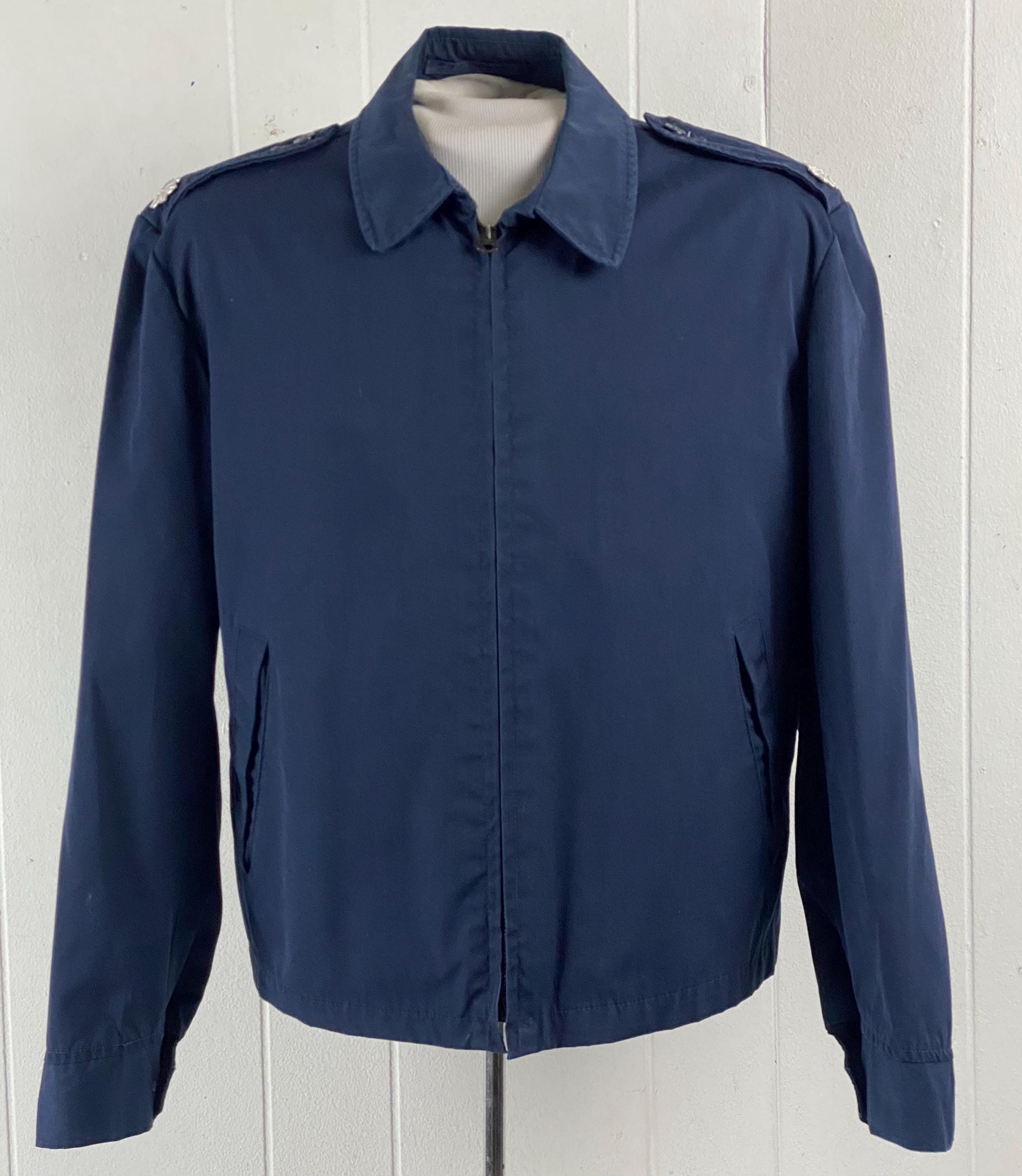 Vintage 1960's USN Blue Working Jacket, US Navy Vietnam War