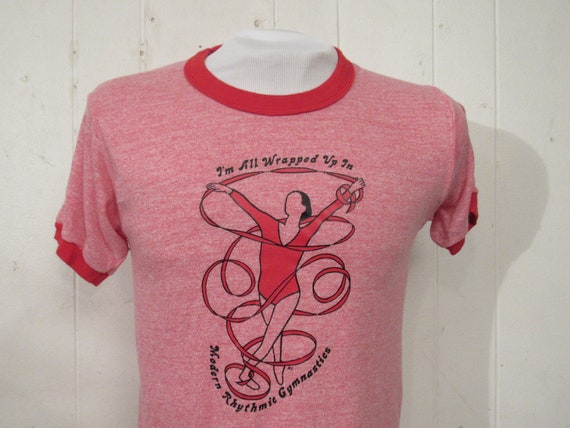 Vintage t-shirt, 1970s t shirt, dancer t shirt, R… - image 1