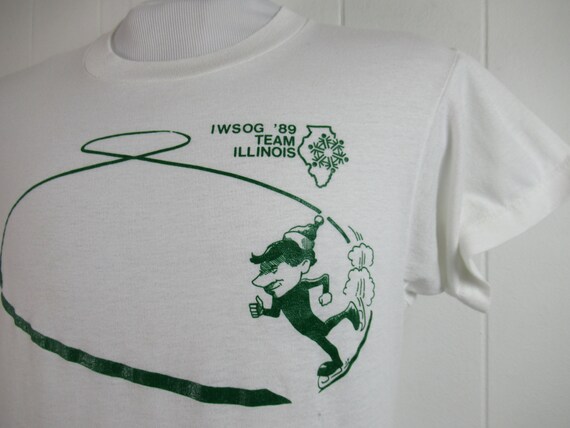 Vintage t shirt, 1980s t shirt, elf t shirt, IWSOG Illinois, vintage clothing, size large View 2