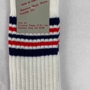 Vintage Socks, 1960s Socks, Tube Socks, Formosa Teams Socks, Striped ...