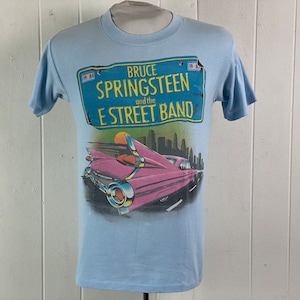 Vintage t shirt, size medium, Bruce Springsteen t shirt, 1980s tee, concert tour t shirt, band t shirt, Born in the U.S.A., vintage clothing