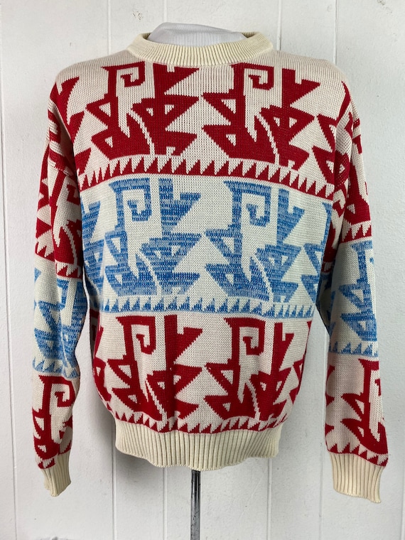 Vintage sweater, size large, 1970s sweater, Repag… - image 2