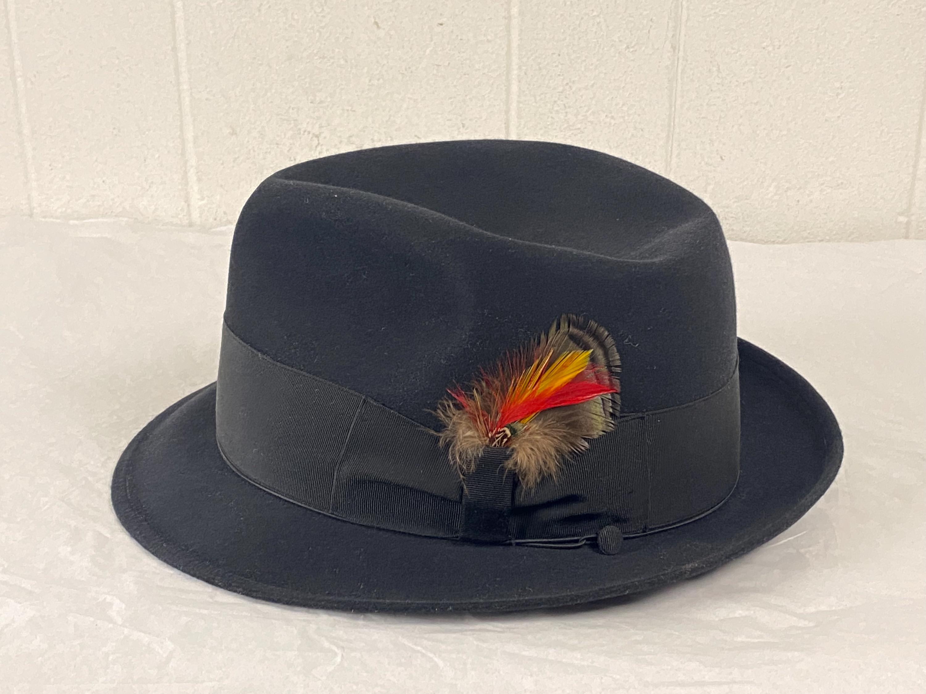 50s Vintage Borsalino SAVOY 7 1/4 58cm 【公式通販】