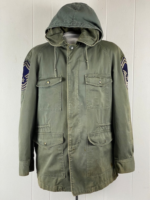 Vintage Jacket, Cotton Jacket, Military Jacket, 1950s Jacket Vintage Jacket, Cotton Jacket, Military Jacket, 1950s Jacket
